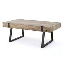 Load image into Gallery viewer, Abitha - Coffee Table With Industrial Powder Coated Metal Legs
