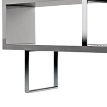 Load image into Gallery viewer, Three Tier Etagere Bookcase (555010) - Gray / Silver
