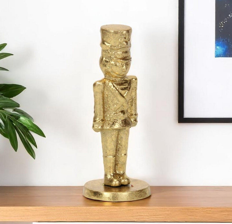 Christmas Nutcracker Hand Painted Figurine (634483) - Gold