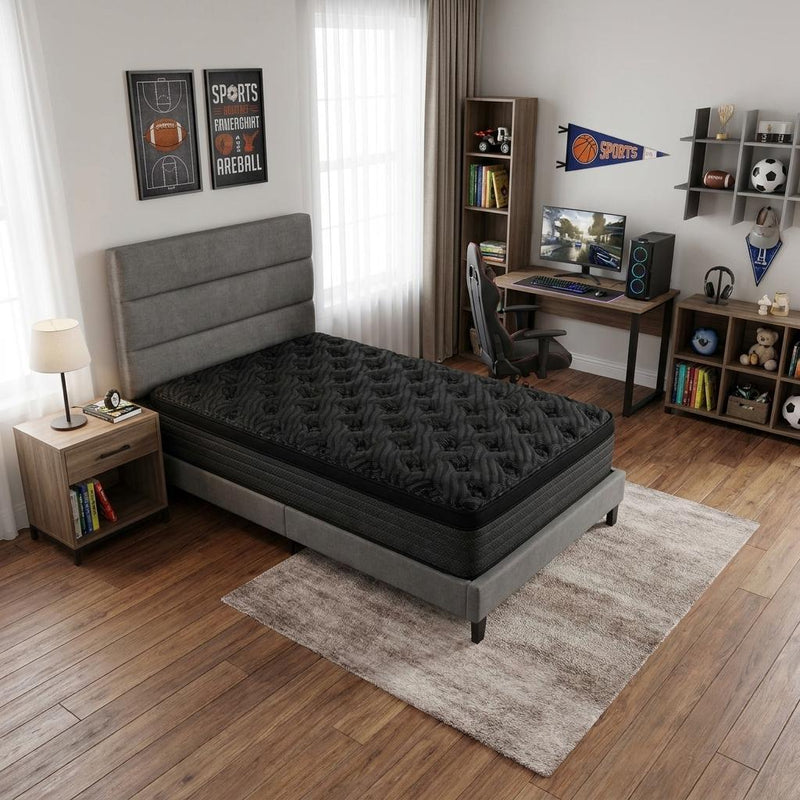 Copper Infused Gel Memory Foam Plush Euro Top Hybrid Mattress - Twin