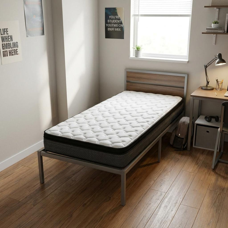 Foam Medium Euro Top Foam Mattress - Twin Long