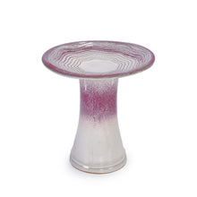 Load image into Gallery viewer, Birdbath For Patio, Garden - White / Pink
