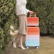 Load image into Gallery viewer, Luggage Set 14" / 20" With Combination Lock And Cosmetic Case
