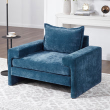Load image into Gallery viewer, Upholstered Accent Chair With Wide Armrests And Ergonomic Back Support
