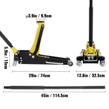 Load image into Gallery viewer, Vevor Racing Floor Jack 3 Ton Dual Pump Lift - Natural
