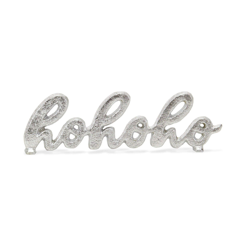 Christmas Tabletop Sign - Silver