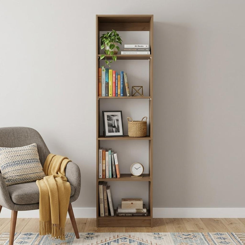 Five Tier Bookcase (737979) - Beige