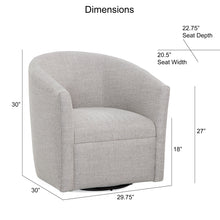 Load image into Gallery viewer, Lainey - Swivel Barrel Chair With 360 Degree Rotation

