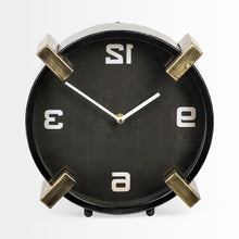 Load image into Gallery viewer, Stainless Table Clock - Black
