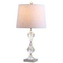 Load image into Gallery viewer, 26" Urn Table Lamp With Empire Shade - Clear
