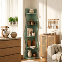 Load image into Gallery viewer, 5 Tier S - Shaped Corner Shelf For Living Room
