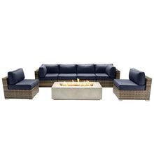 Load image into Gallery viewer, Outdoor Elegance Conversation Set With Fire Pit

