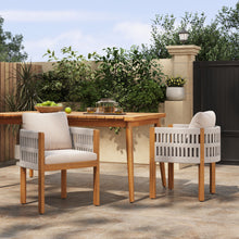 Load image into Gallery viewer, Outdoor Dining Chairs With Mix Rope Handles (Set of 2)
