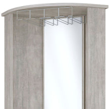 Load image into Gallery viewer, 75" Wood Corner Bar Cabinet With Two Doors - Gray
