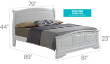 Load image into Gallery viewer, Panel Sleigh Bed Elegantly Crafted
