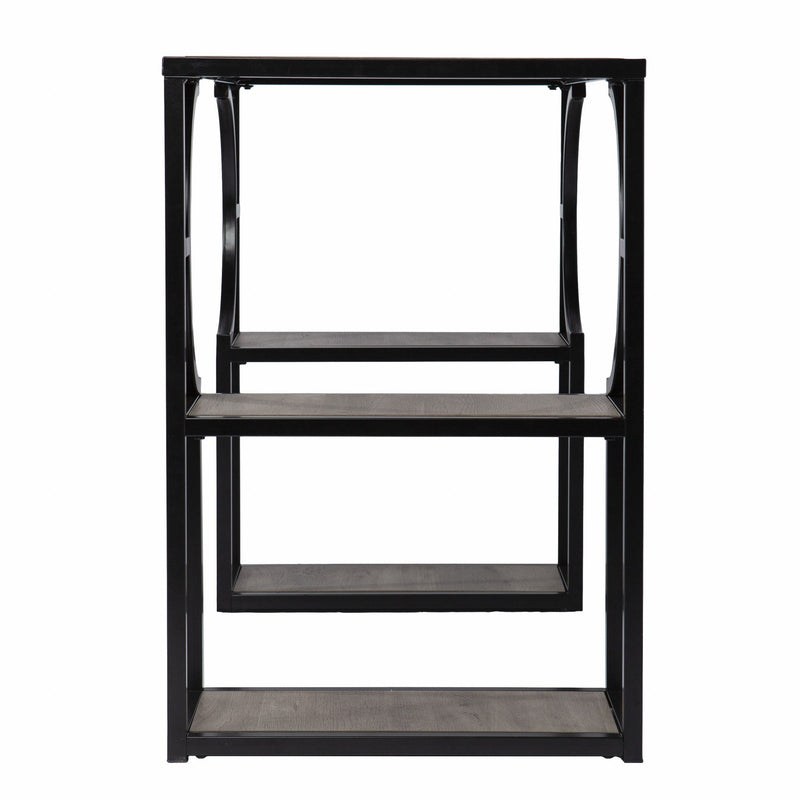 Writing Desk With Storage - Black / Gray