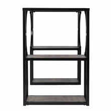 Load image into Gallery viewer, Writing Desk With Storage - Black / Gray
