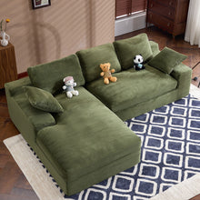 Load image into Gallery viewer, Compressed Sofa With 3 Back Cushions, 2 Throw Pillows
