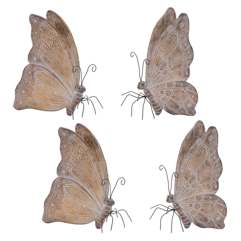 Polyresin Figurine (Set of 4) - Brown