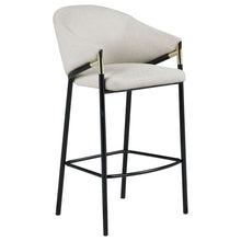 Load image into Gallery viewer, Sloped Arm Bar Stools (Set of 2) - Beige
