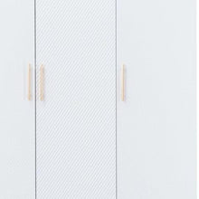 Load image into Gallery viewer, 74" Four Door Three Drawer Combo Dresser - White
