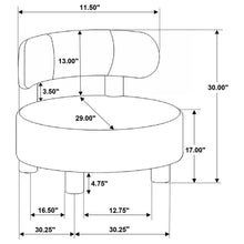 Load image into Gallery viewer, Calianna - Barrel Back Accent Chair
