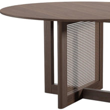 Load image into Gallery viewer, 52" Solid Wood Rounded Bar Table - Brown
