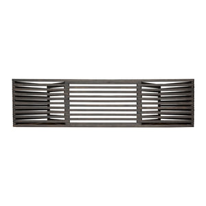 Gloaming - Outdoor Bench With Slat Design And Triangular Base