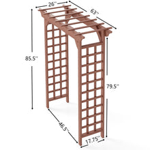 Load image into Gallery viewer, Wedding Arbor With Trellis Design
