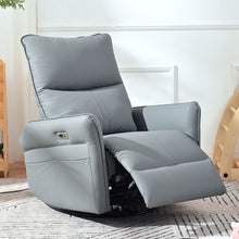 Load image into Gallery viewer, 270° Power Swivel Rocker Glider Recliner Chair With USB Ports
