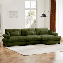 Load image into Gallery viewer, Super Comfort Oversized Modular Sectional Sofa With Movable Ottoman
