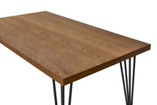 Load image into Gallery viewer, 63" Wood And Metal Dining Table - Brown
