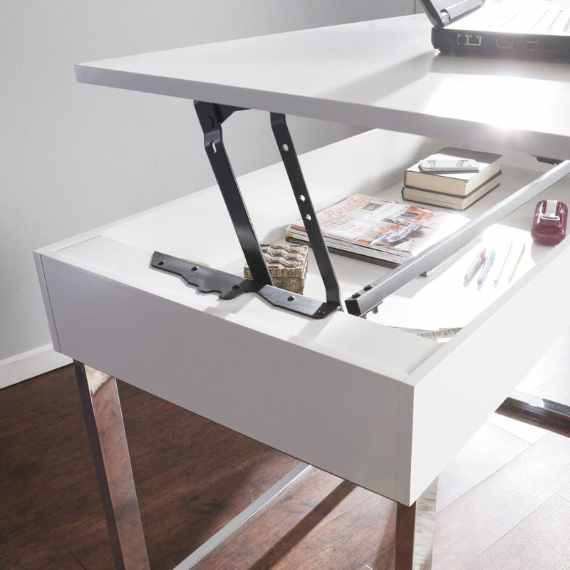 Adjustable Standing Desk Converter - White