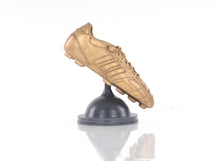 Load image into Gallery viewer, Soccer Shoe Tabletop Sculpture - Gold / Black
