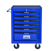 Load image into Gallery viewer, Rolling Metal Tool Chest With Drawers, Steel Storage Cabinet With Ball Bearing Slides

