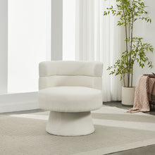 Load image into Gallery viewer, Swivel Accent Chair, 360° Rotating Design With Ergonomic Support For Living Room, Bedroom &amp; Home Office - Cream White
