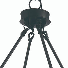 Load image into Gallery viewer, 40" Candle Style Multi Light Metal Dimmable Chandelier - Brown / Black
