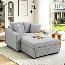 Load image into Gallery viewer, Modern Chaise Sofa With Hidden Storage For Living Room
