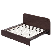 Load image into Gallery viewer, Platform Bed Frame With Rounded Headboard
