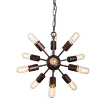 Load image into Gallery viewer, Sputnik Twelve Light Metal Chandelier - Brown
