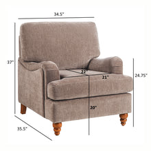 Load image into Gallery viewer, Candor - Arm Chair With English Roll Arms
