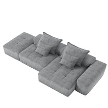 Load image into Gallery viewer, Modern Oversized Diy Combination Modular Sectional Sofa With Pillows
