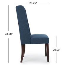 Load image into Gallery viewer, High Back Dining Chair With Wingback Design (Set of 2)
