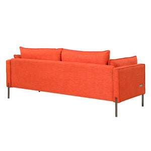 76.2" Modern Style 3 Seat Sofa  Linen Fabric Upholstered Couch Furniture 3-Seats Couch for Different Spaces,Living Room,Apartment