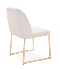 Load image into Gallery viewer, Upholstered Fabric Wing Back Dining Side Chairs (Set of 2) - White
