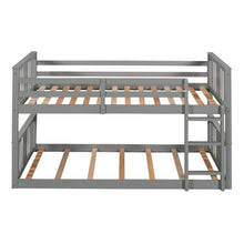 Load image into Gallery viewer, Twin Over Twin Bunk Bed with Ladder, Gray (Old SKU:LP000107AAE)
