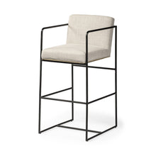 Load image into Gallery viewer, Iron Counter Height Bar Chair - Beige
