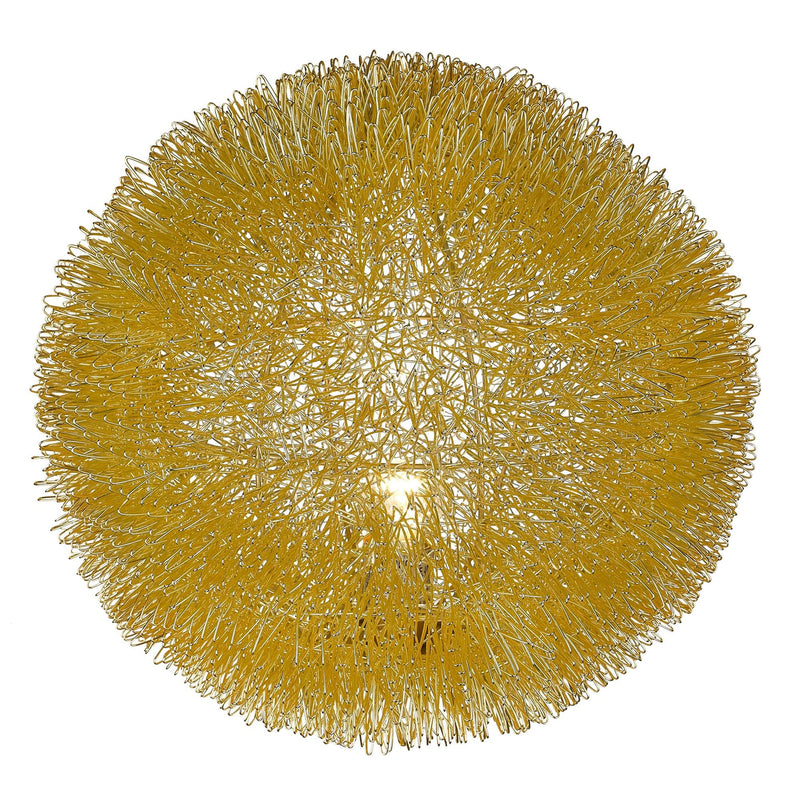 Luminary 1-Light Rose 12" Accent Lamp - Brown / Gold