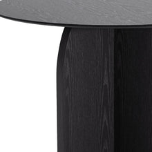 Load image into Gallery viewer, 42" Solid Wood Pedestal Base Round Top Dining Table - Black
