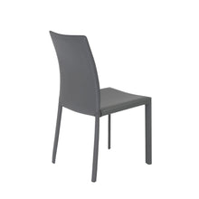 Load image into Gallery viewer, Upholstered Leather Dining Side Chairs (Set of 2) - Gray
